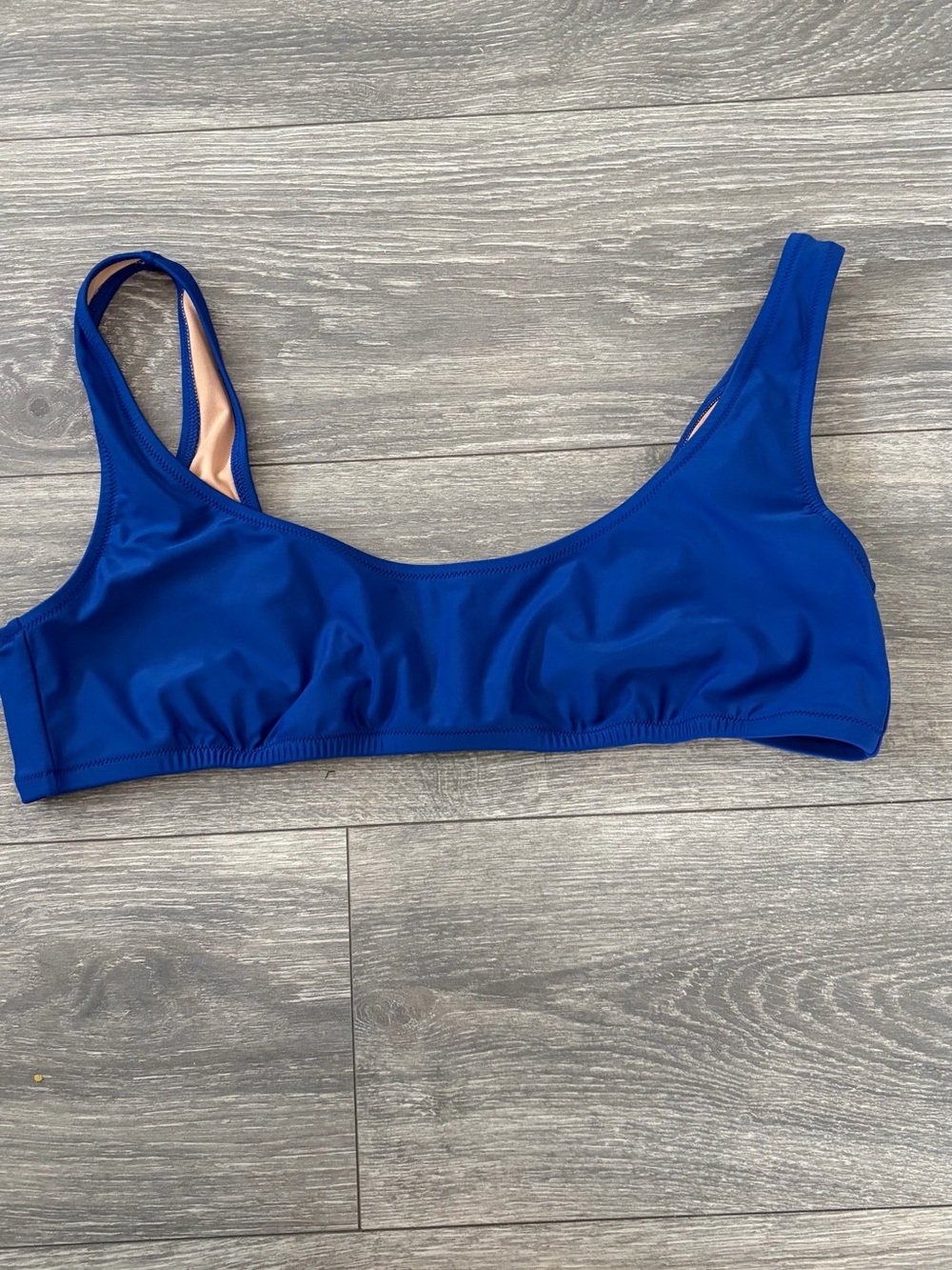 J. Crew Cobalt Blue Scoop Bikini Top